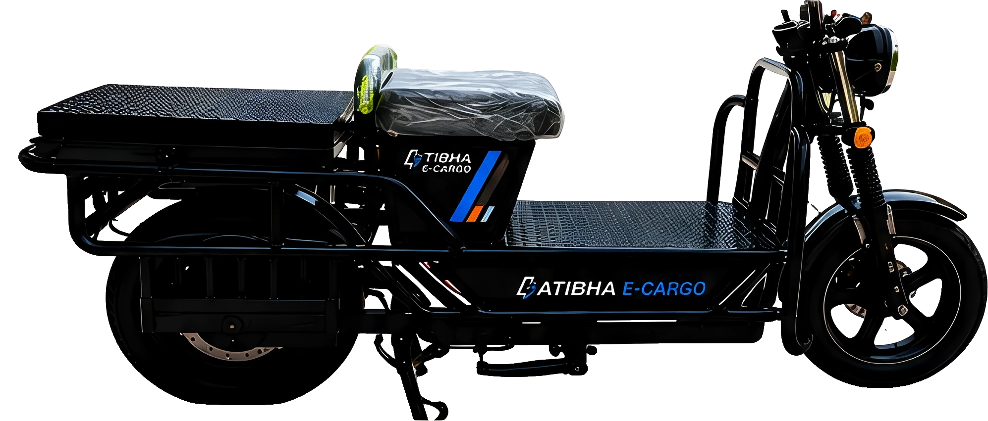 Atibha E-Cargo electric cargo bike with flat load deck